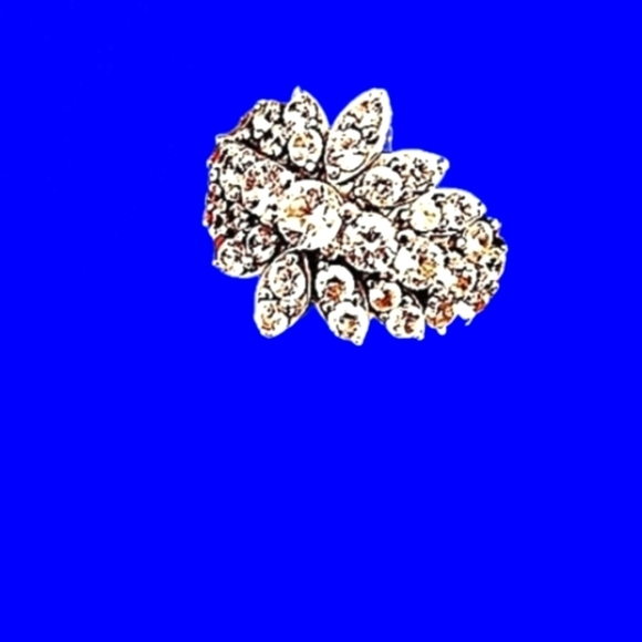 Bella Luce White Diamond Simulant 18k Yellow Gold Over Sterling Silver Sz 6 Nw - Picture 3 of 6